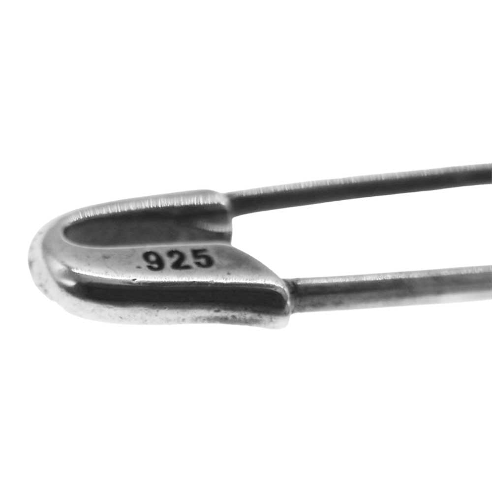 Justin Davis ジャスティンデイビス SEJ323 THRASH Earring スラッシュ クラウン 安全ピン ピアス 片耳 シルバー系【中古】