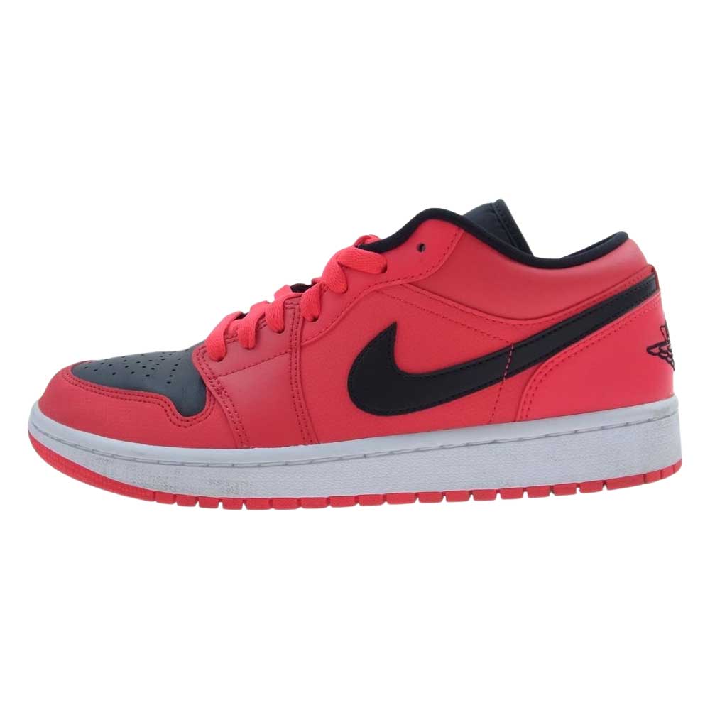 NIKE ナイキ DC0774-600 WMNS AIR JORDAN 1 LOW ウィメンズ エアジョーダン 1 ロー スニーカー ブラック系 レッド系 27.5CM【中古】
