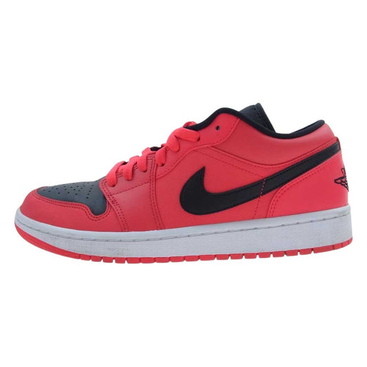 NIKE ナイキ DC0774-600 WMNS AIR JORDAN 1 LOW ウィメンズ エアジョーダン 1 ロー スニーカー ブラック系 レッド系 27.5CM【中古】