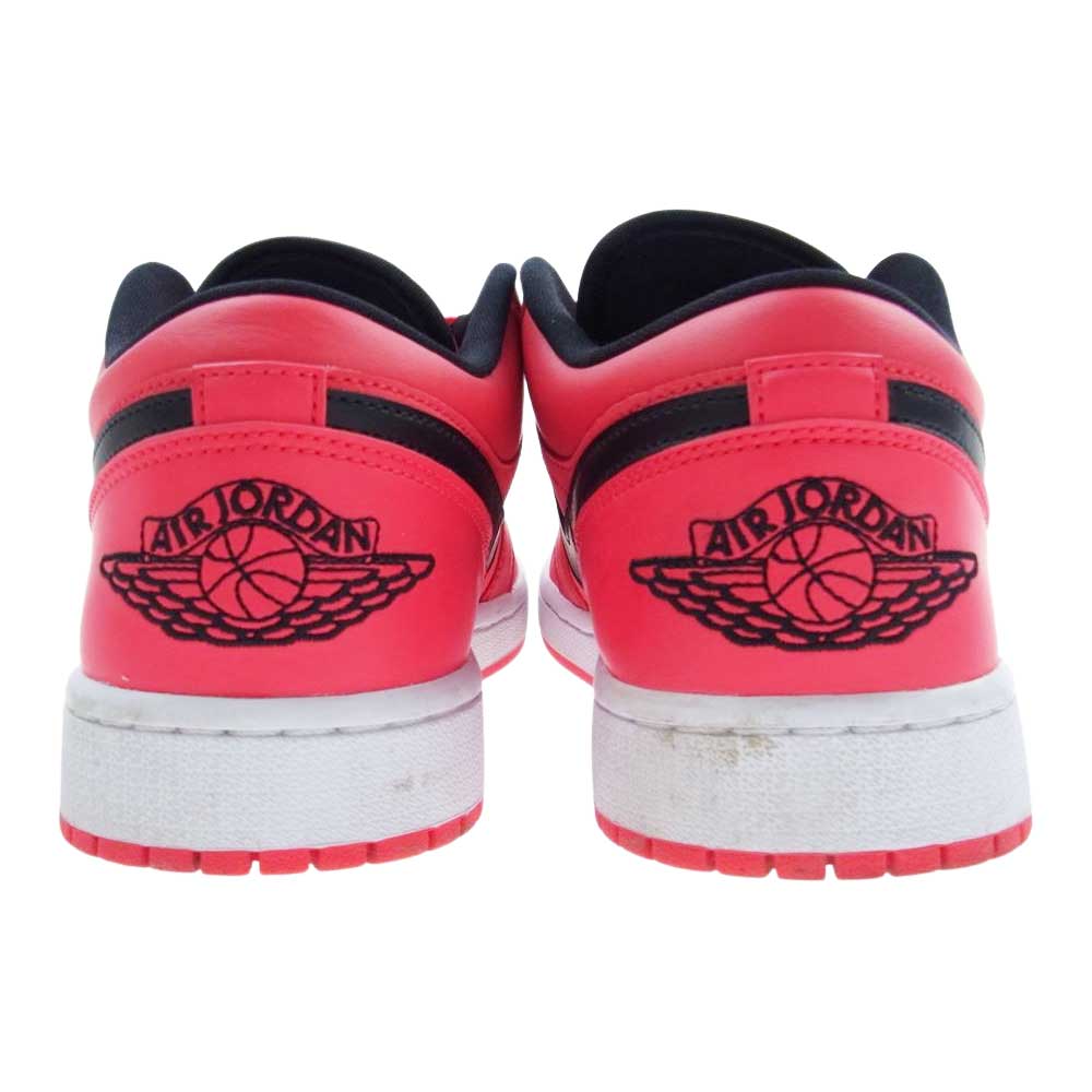 NIKE ナイキ DC0774-600 WMNS AIR JORDAN 1 LOW ウィメンズ エアジョーダン 1 ロー スニーカー ブラック系 レッド系 27.5CM【中古】