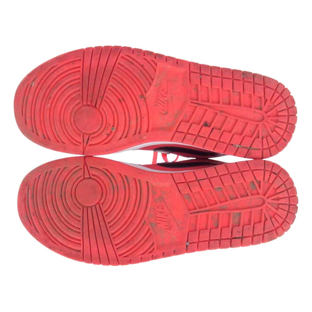 NIKE ナイキ DC0774-600 WMNS AIR JORDAN 1 LOW ウィメンズ エアジョーダン 1 ロー スニーカー ブラック系 レッド系 27.5CM【中古】