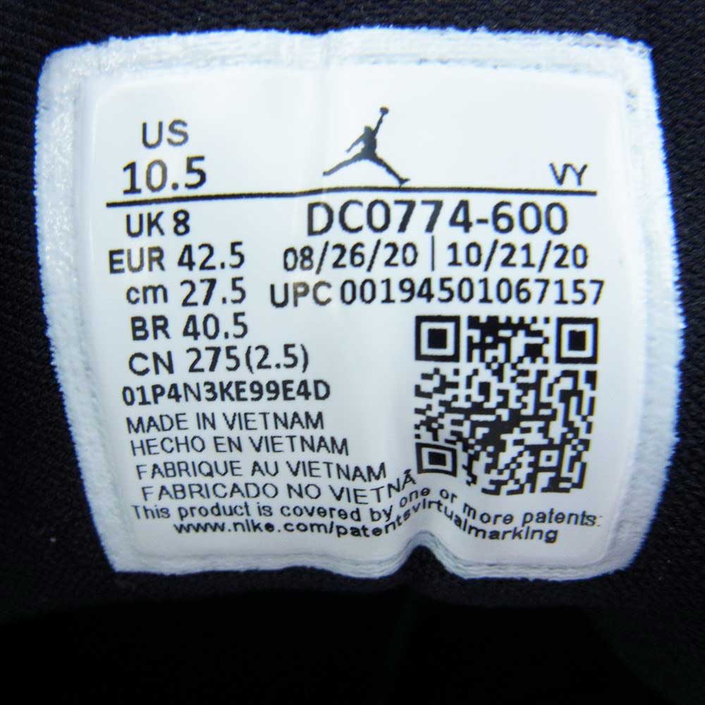 NIKE ナイキ DC0774-600 WMNS AIR JORDAN 1 LOW ウィメンズ エアジョーダン 1 ロー スニーカー ブラック系 レッド系 27.5CM【中古】