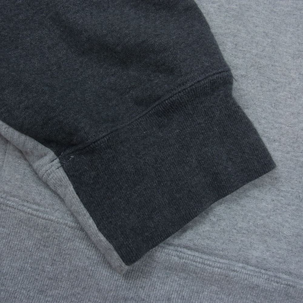Supreme シュプリーム 21AW S Logo Split Hooded Sweatshirt エス ロゴ スプリット フーデッド スウェット パーカー グレー系 XL【中古】