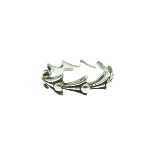CHROME HEARTS クロムハーツ（原本無） Cross Tail Ring クロス テイル リング シルバー系 17号【中古】