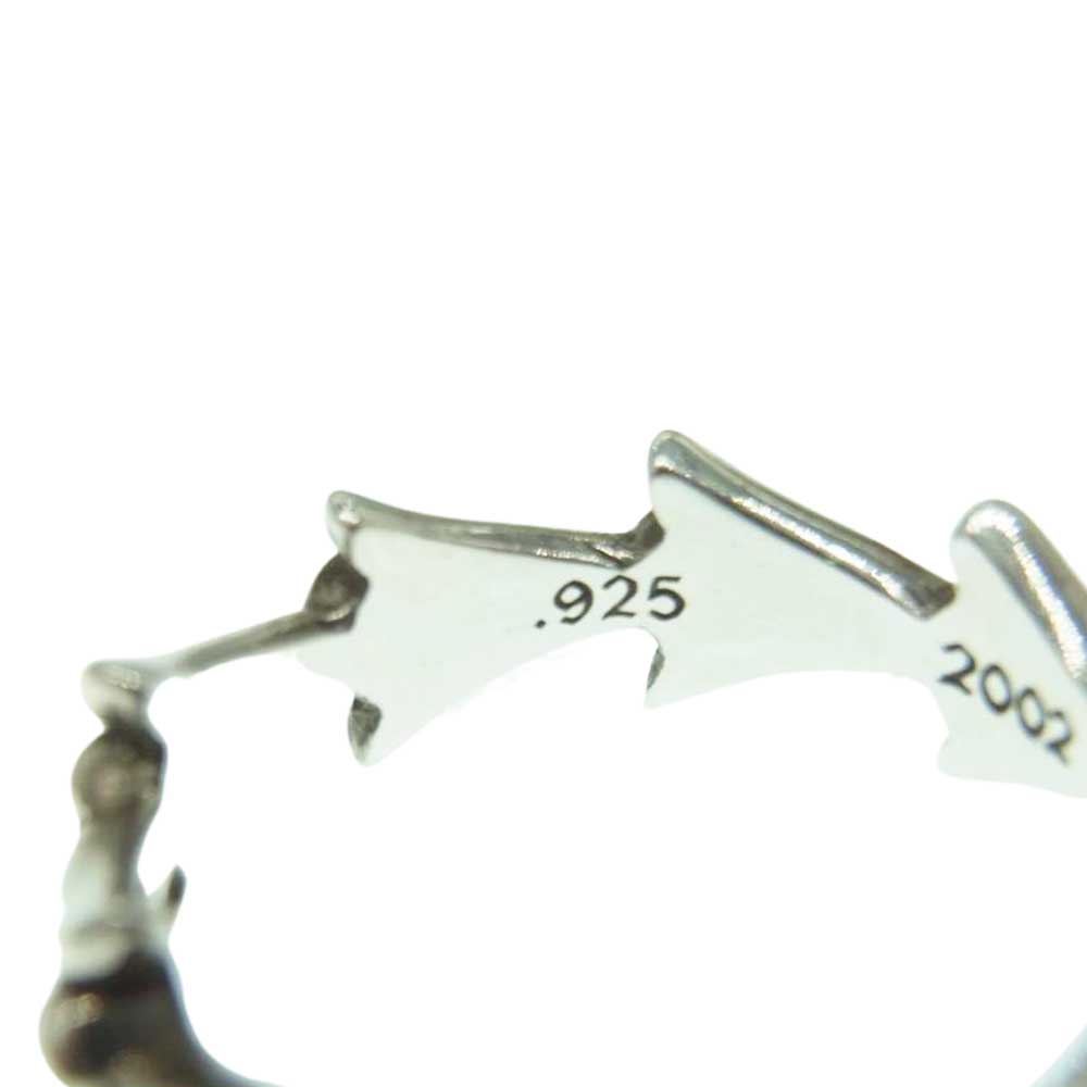 CHROME HEARTS クロムハーツ（原本無） Cross Tail Ring クロス テイル リング シルバー系 17号【中古】