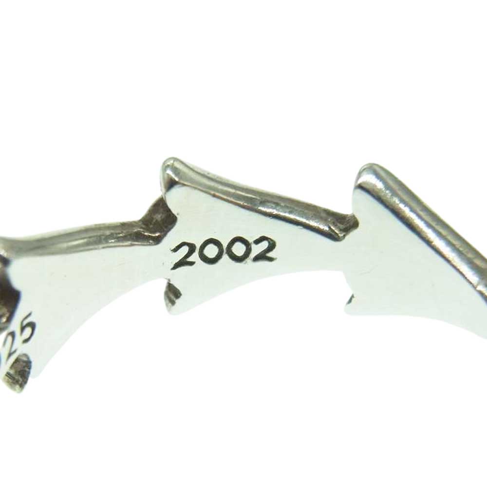 CHROME HEARTS クロムハーツ（原本無） Cross Tail Ring クロス テイル リング シルバー系 17号【中古】