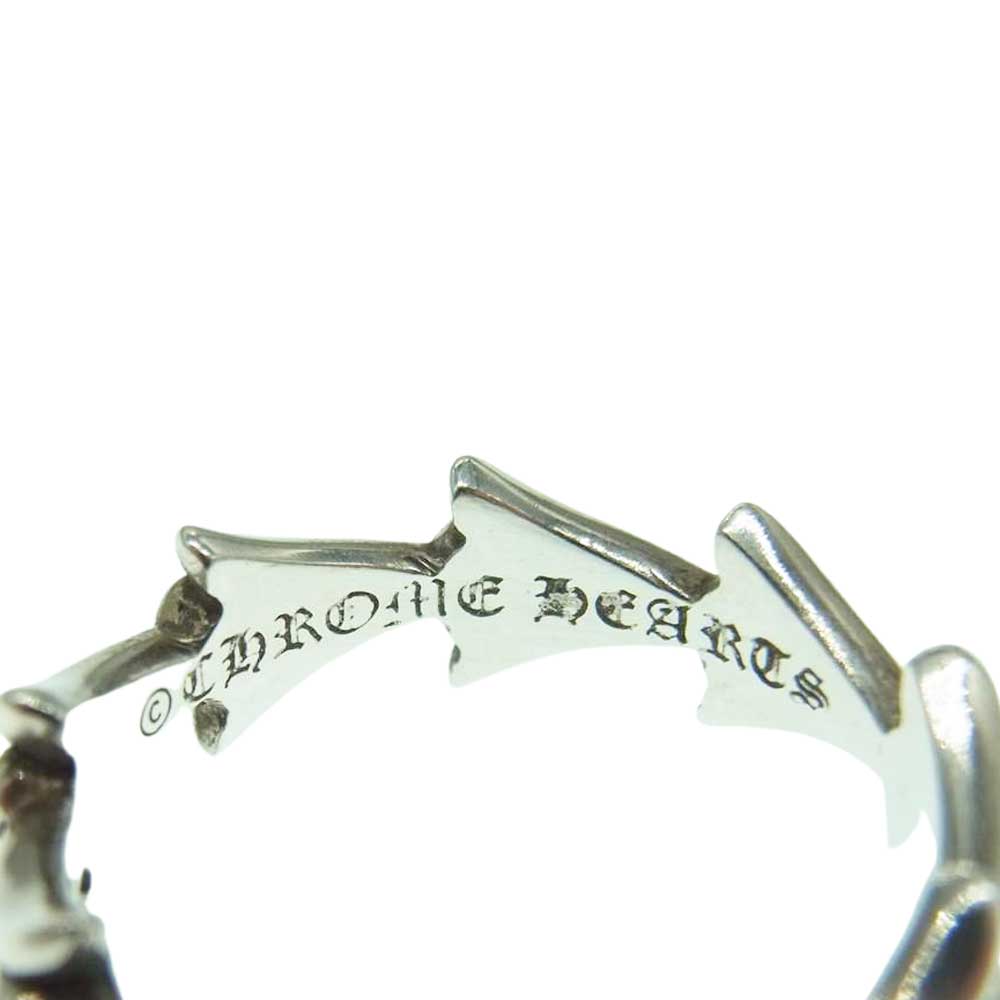 CHROME HEARTS クロムハーツ（原本無） Cross Tail Ring クロス テイル リング シルバー系 17号【中古】