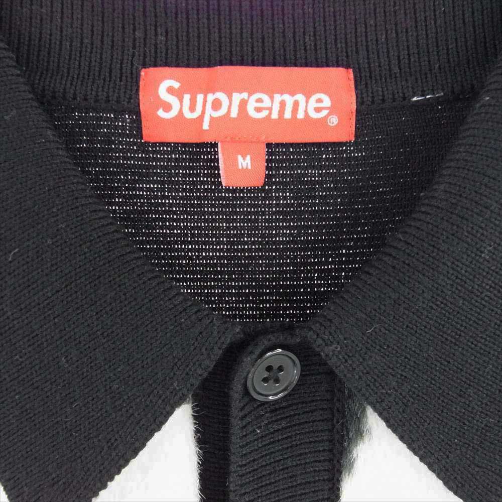 Supreme シュプリーム 21AW  Cow Print Cardigan カウプリントニットカーディガン ブラック系 ホワイト系【中古】
