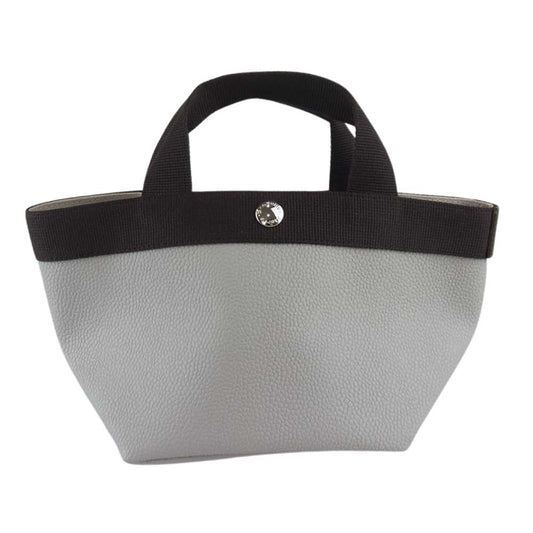 エルベシャプリエ 701GP リュクス舟型 トート バッグ Sサイズ グレー系【美品】【中古】