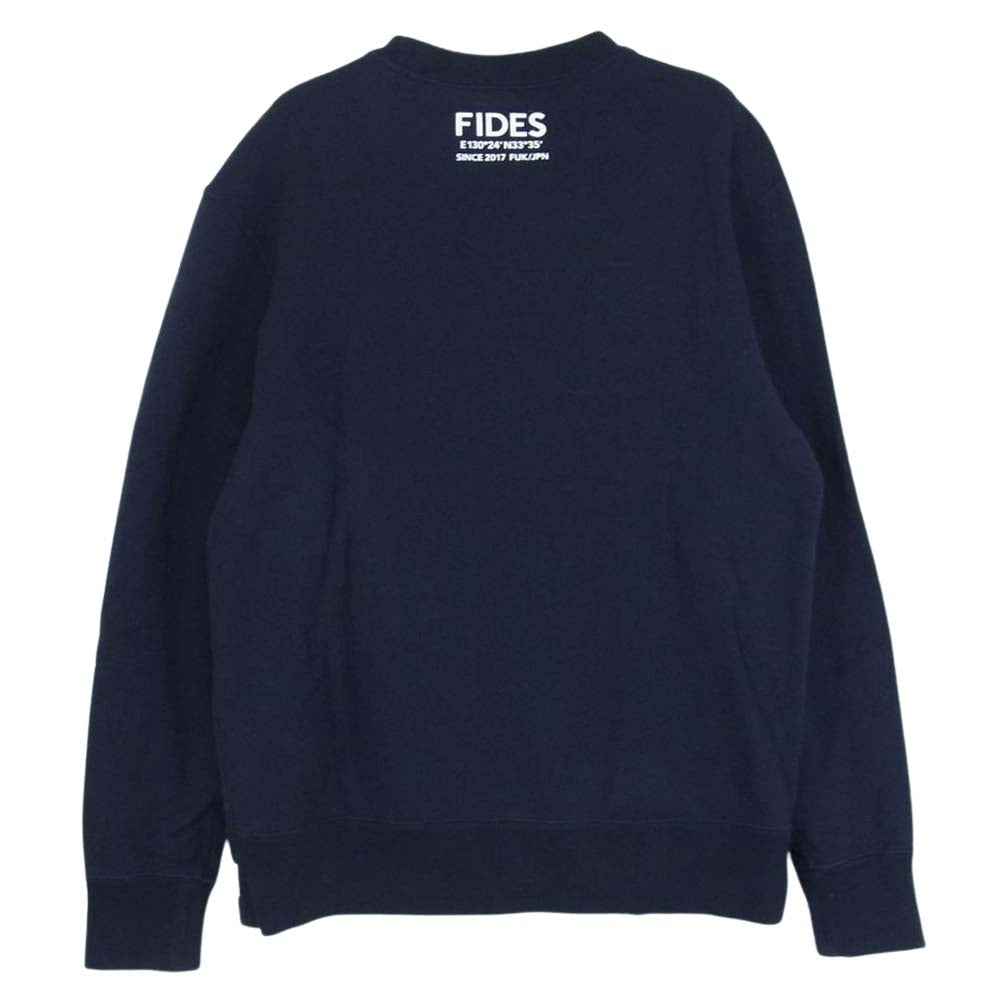フィデス F コットン スウェット ネイビー系 S【中古】
