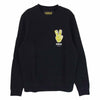 Barbour バブアー SATURDAYS SURF NYC サタデーズニューヨーク Peace Sweat ピース スウェット ブラック系 S【中古】