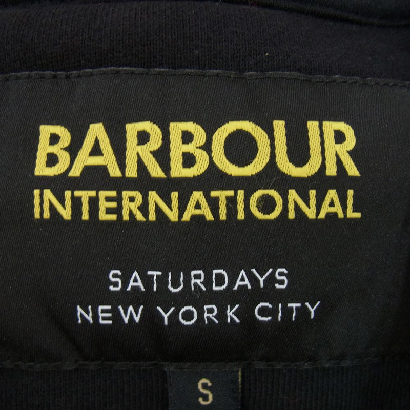 Barbour バブアー SATURDAYS SURF NYC サタデーズニューヨーク Peace Sweat ピース スウェット ブラック系 S【中古】