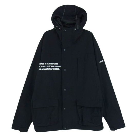 フィデス メッセージ コットン ナイロン ジャケット ブラック系 S【中古】