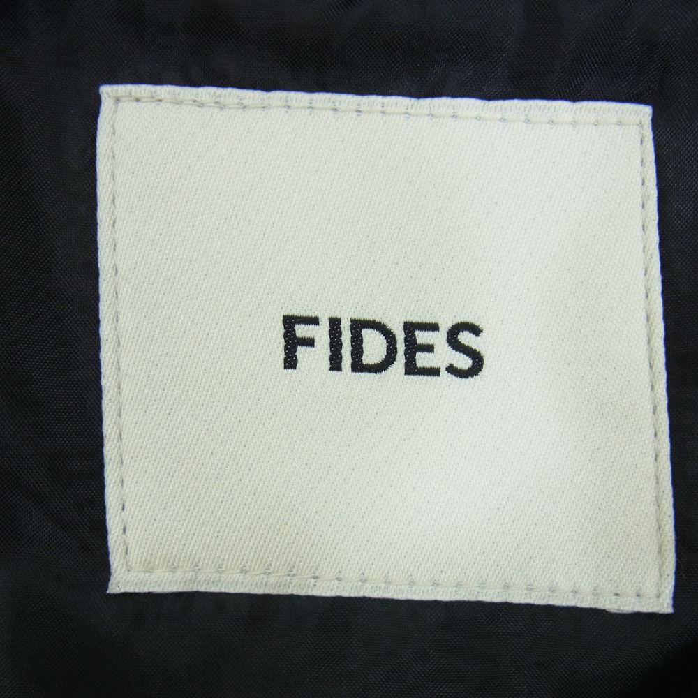 フィデス メッセージ コットン ナイロン ジャケット ブラック系 S【中古】