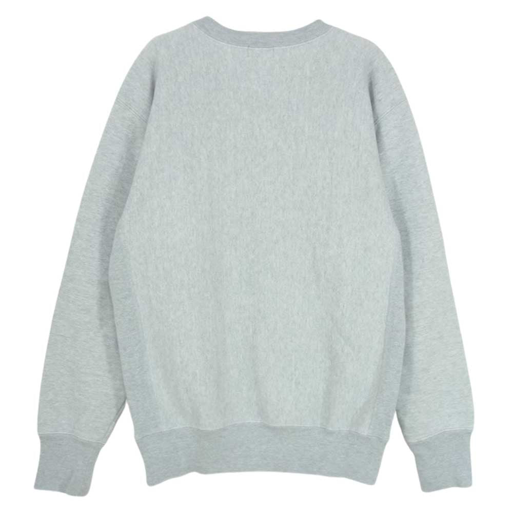 HYSTERIC GLAMOUR ヒステリックグラマー 02193CS14 TRIANGLE WOMAN ワッペン 前V ガゼット スウェット トレーナー グレー系 S【中古】