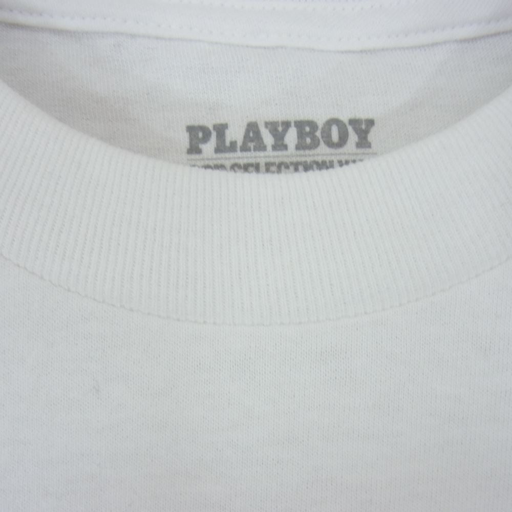 新品 PLAYBOY 半袖 パーカー ホワイト - 通販 - www