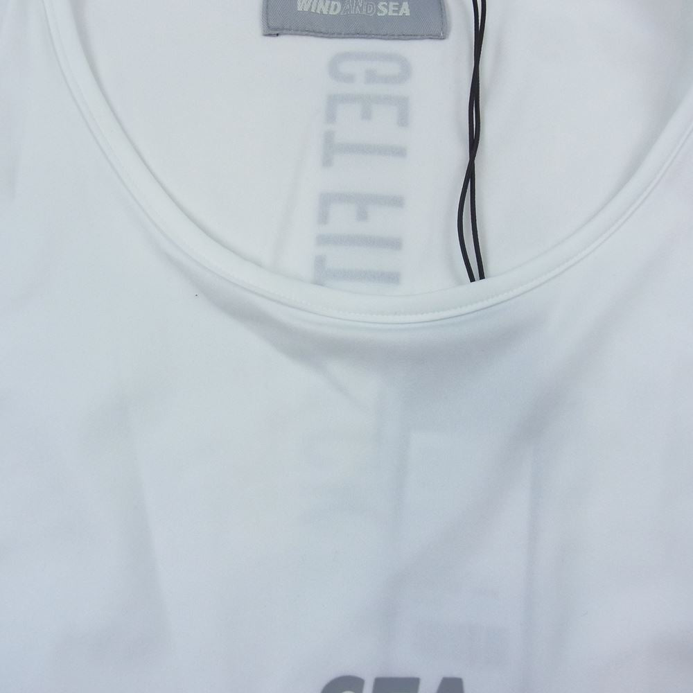 WIND AND SEA ウィンダンシー WDS-GFB-15 WDS GET FIT BACK Tank top ロゴ プリント タンクトップ ホワイト系 M【新古品】【未使用】【中古】