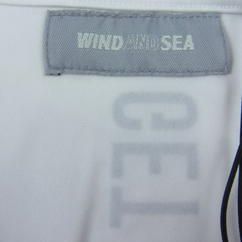WIND AND SEA ウィンダンシー WDS-GFB-15 WDS GET FIT BACK Tank top ロゴ プリント タンクトップ ホワイト系 M【新古品】【未使用】【中古】