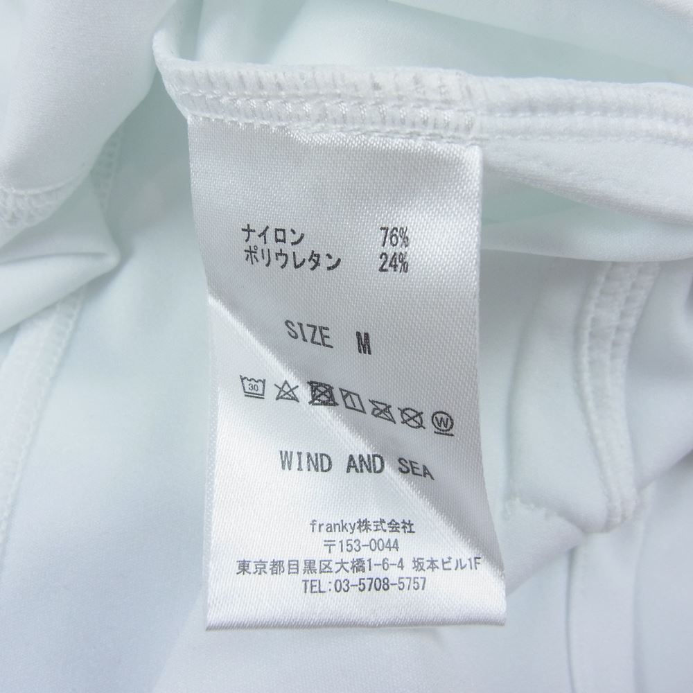 WIND AND SEA ウィンダンシー WDS-GFB-15 WDS GET FIT BACK Tank top ロゴ プリント タンクトップ ホワイト系 M【新古品】【未使用】【中古】