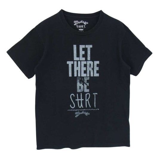 MARBLES マーブルズ × SURT サート LET THERE BE ロゴ プリント 半袖 Tシャツ ブラック系 S【中古】