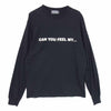 HYSTERIC GLAMOUR ヒステリックグラマー 22AW 02223CL12 LOVE BUZZ CAN YOU FEEL MY ハート バック ロゴ プリント 長袖 Tシャツ ブラック系 S【中古】