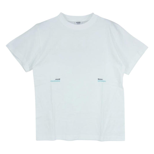 FRAGMENT DESIGN フラグメントデザイン × retaW リトゥ FRAGRANCE バック プリント 半袖 Tシャツ ホワイト系 S【極上美品】【中古】