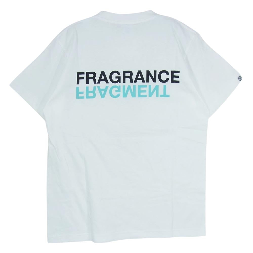 FRAGMENT DESIGN フラグメントデザイン × retaW リトゥ FRAGRANCE バック プリント 半袖 Tシャツ ホワイト系 S【極上美品】【中古】