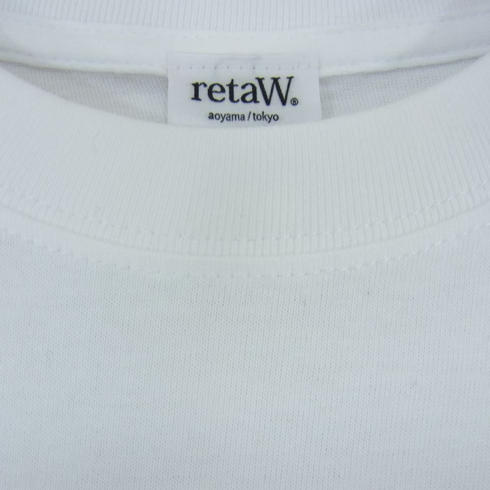 FRAGMENT DESIGN フラグメントデザイン × retaW リトゥ FRAGRANCE バック プリント 半袖 Tシャツ ホワイト系 S【極上美品】【中古】
