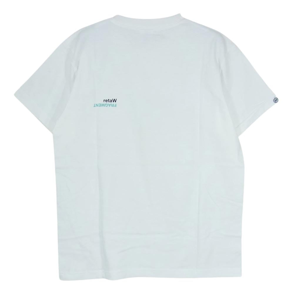 FRAGMENT DESIGN フラグメントデザイン × retaW リトゥ FRAGRANCE 半袖 Tシャツ ホワイト系 S【極上美品】【中古】