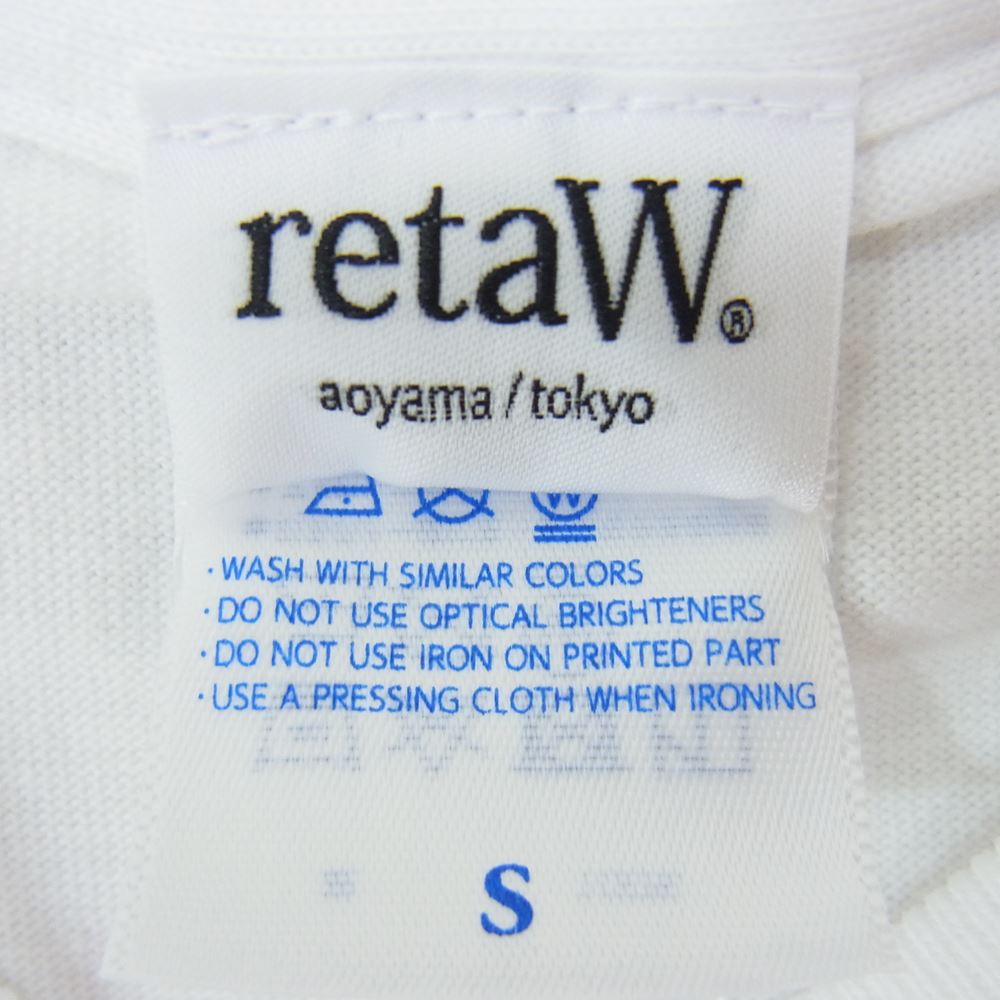 FRAGMENT DESIGN フラグメントデザイン × retaW リトゥ FRAGRANCE 半袖 Tシャツ ホワイト系 S【極上美品】【中古】