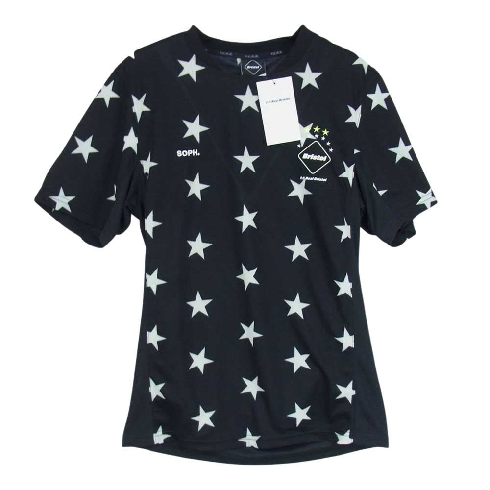 F.C.R.B. エフシーアールビー 17SS FCRB-170026 TRAINING S/S TOP トレーニングシャツ パンツ セットアップ ブラック系 S【新古品】【未使用】【中古】