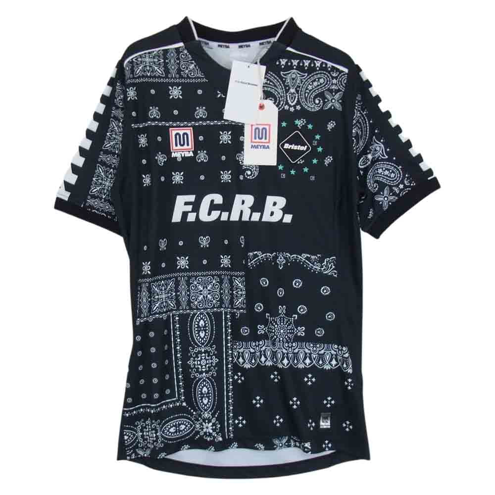 F.C.R.B. エフシーアールビー 21SS FCRB-210123 MEYBA GAME SHIRT メイバ ゲーム 半袖 シャツ ブラック系 M【新古品】【未使用】【中古】