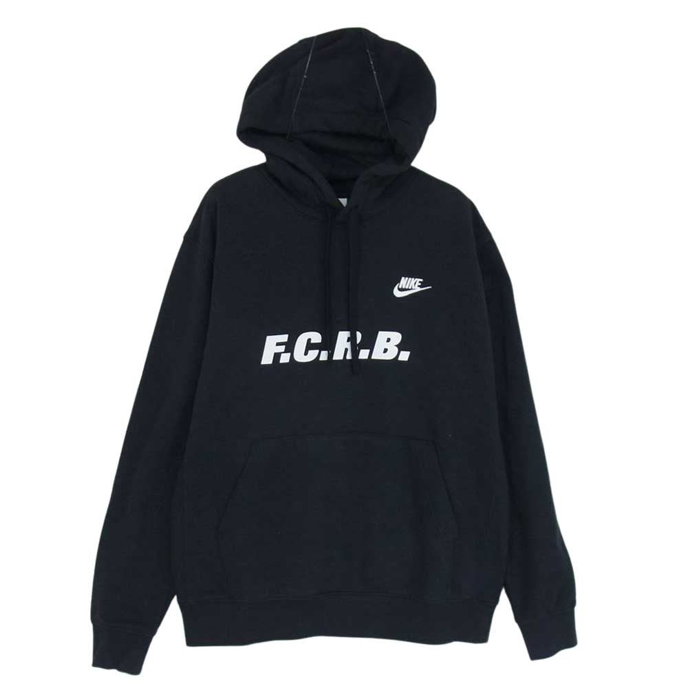 F.C.R.B. エフシーアールビー × NIKE ナイキ ロゴ フーディ スウェット パーカー ブラック系 M【中古】