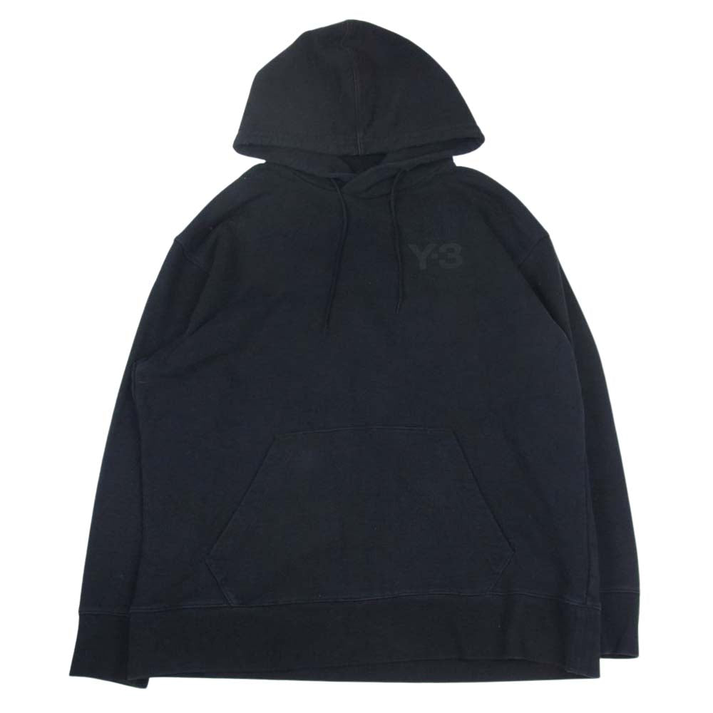 Y-3 Yohji Yamamoto ワイスリー ヨウジヤマモト GV4198 CLASSIC CHEST LOGO HOODIE クラシック チェストロゴ スウェット パーカー ブラック ブラック系 L【中古】