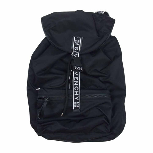 GIVENCHY ジバンシィ BK500MK128 バックパック リュックサック デイパック ロゴ ブラック ブラック系【中古】