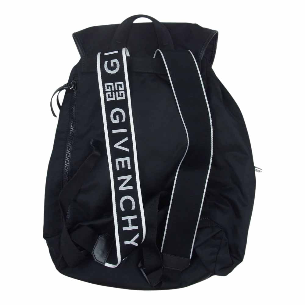 GIVENCHY ジバンシィ BK500MK128 バックパック リュックサック デイパック ロゴ ブラック ブラック系【中古】