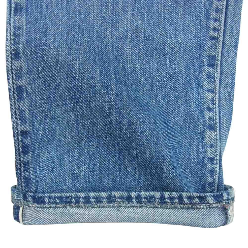 Levi's リーバイス 505 BIG E ジッパー部交換 Vステッチ 不均等V 刻印詳細不明 デニムパンツ インディゴブルー系 サイズ表記無【中古】