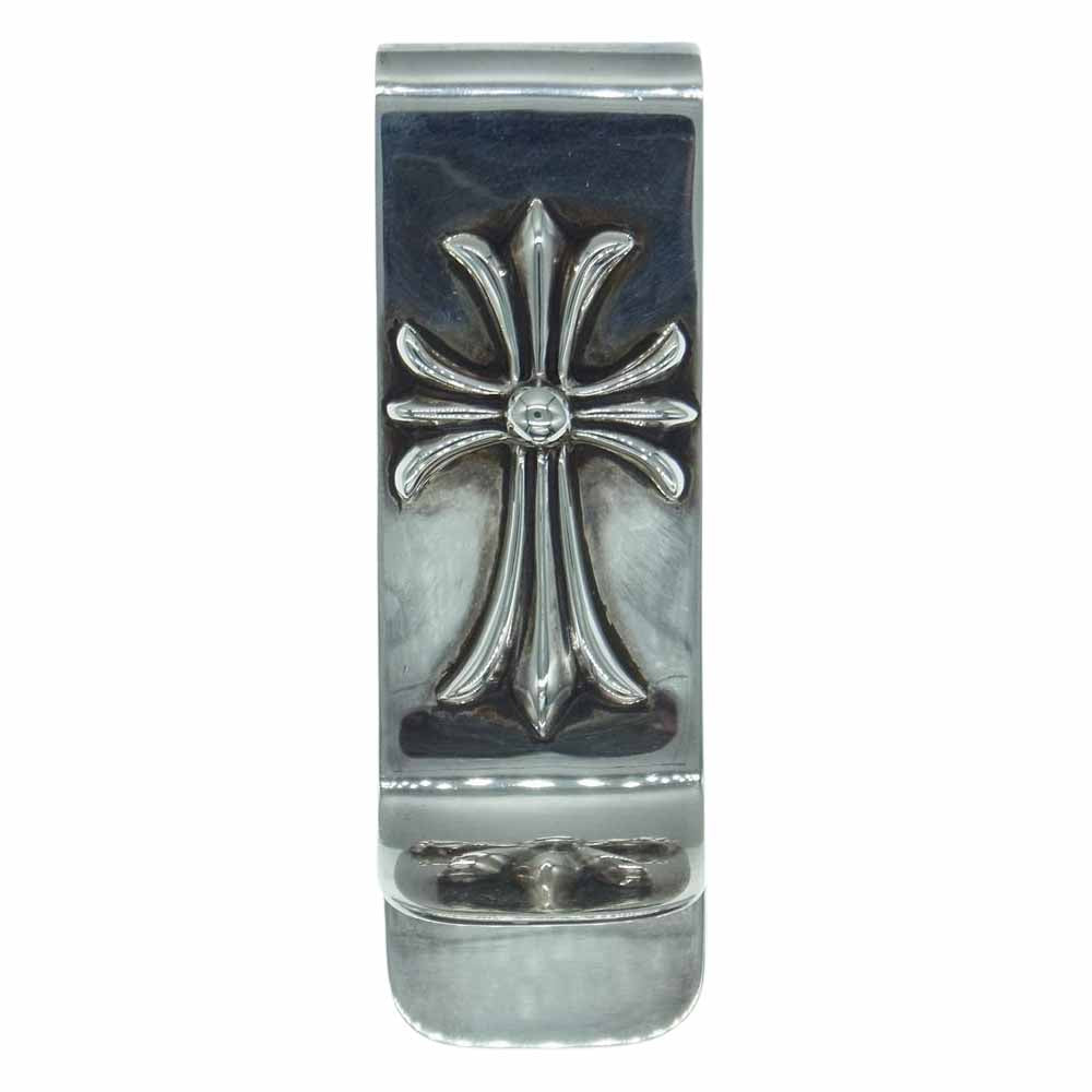 CHROME HEARTS クロムハーツ（原本無） MNY CLIP SM CHクロス マネークリップ シルバー系【中古】