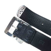 CHROME HEARTS クロムハーツ（原本有） 1.5 OJT 3PC 3ピース スクエアバックル レザー ベルト シルバー系 ブラック系 36【中古】