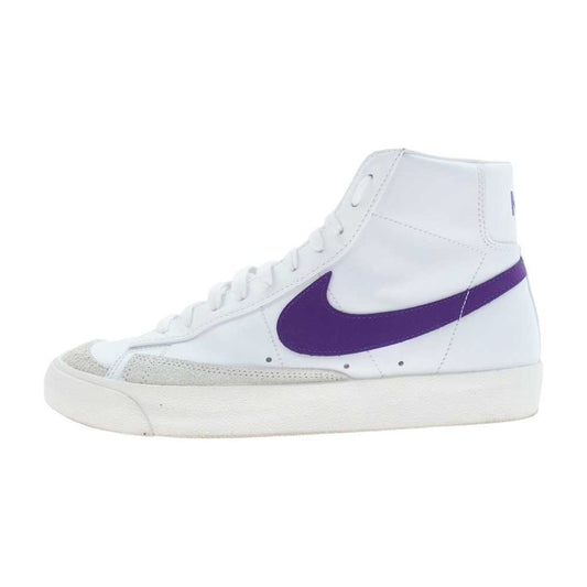 NIKE ナイキ BQ6806-105 BLAZER MID '77 VINTAGE ブレーザー ミッド ビンテージ ヴィンテージ ボルテージ パープル ホワイト スニーカー パープル系 ホワイト系 28cm【中古】