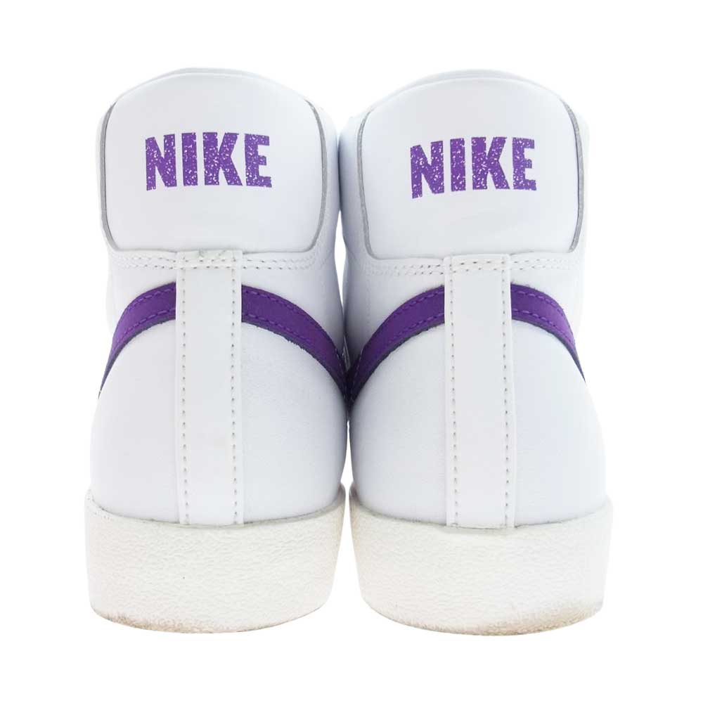 NIKE ナイキ BQ6806-105 BLAZER MID '77 VINTAGE ブレーザー ミッド ビンテージ ヴィンテージ ボルテージ パープル ホワイト スニーカー パープル系 ホワイト系 28cm【中古】