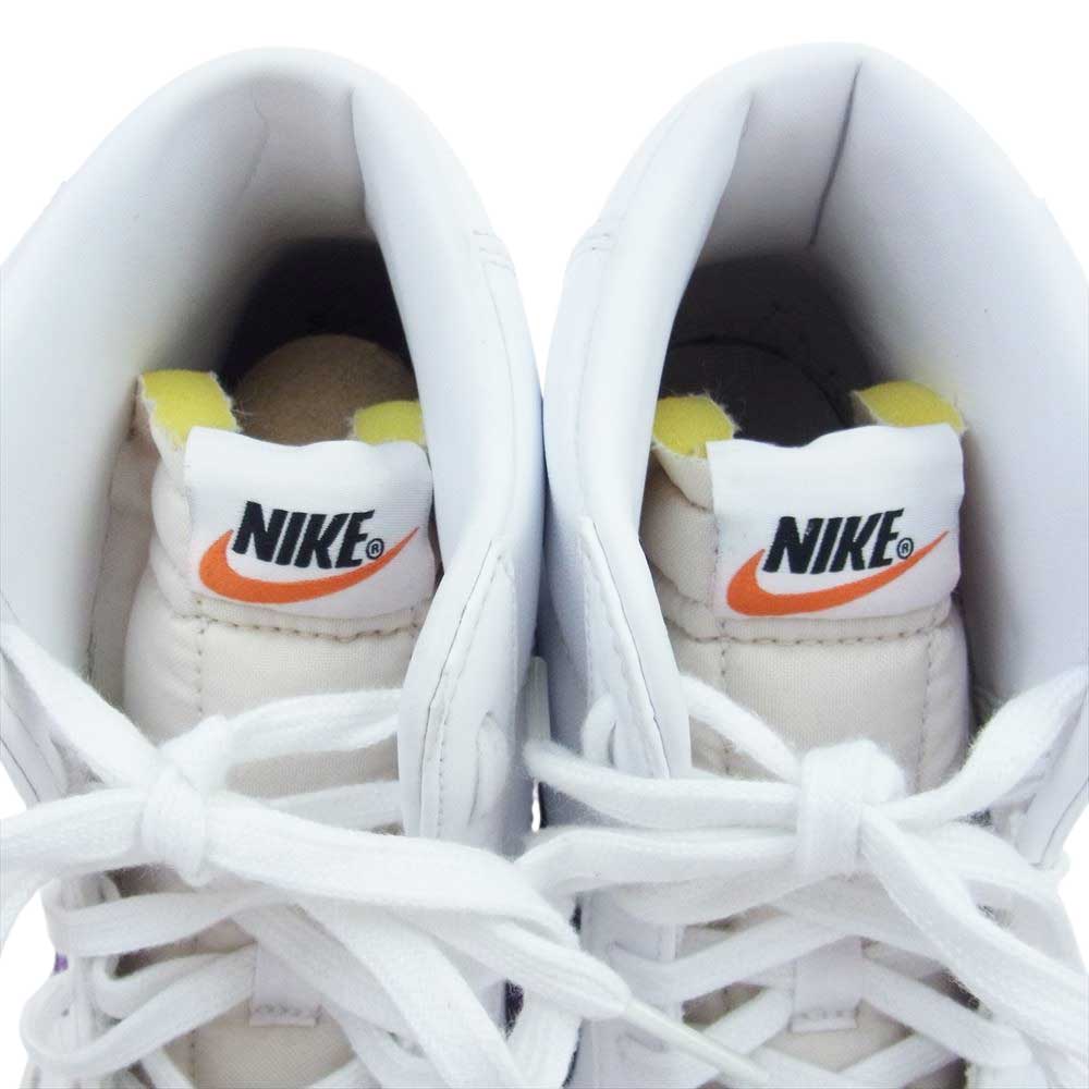 NIKE ナイキ BQ6806-105 BLAZER MID '77 VINTAGE ブレーザー ミッド ビンテージ ヴィンテージ ボルテージ パープル ホワイト スニーカー パープル系 ホワイト系 28cm【中古】