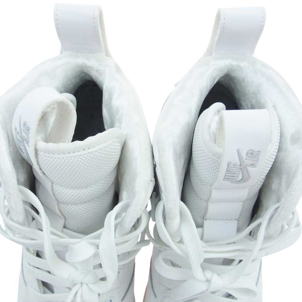 NIKE ナイキ CK1210-110 AIR FORCE1 エアフォース MID ミッド ID カスタム スニーカー ホワイト ホワイト系 28cm【中古】