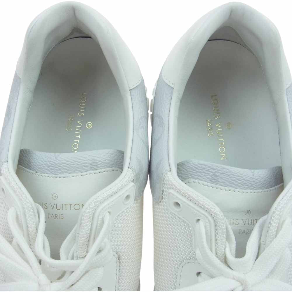 LOUIS VUITTON ルイ・ヴィトン 1A5AXS  ランアウェイ ライン モノグラム スニーカー ホワイト系 8.5【中古】