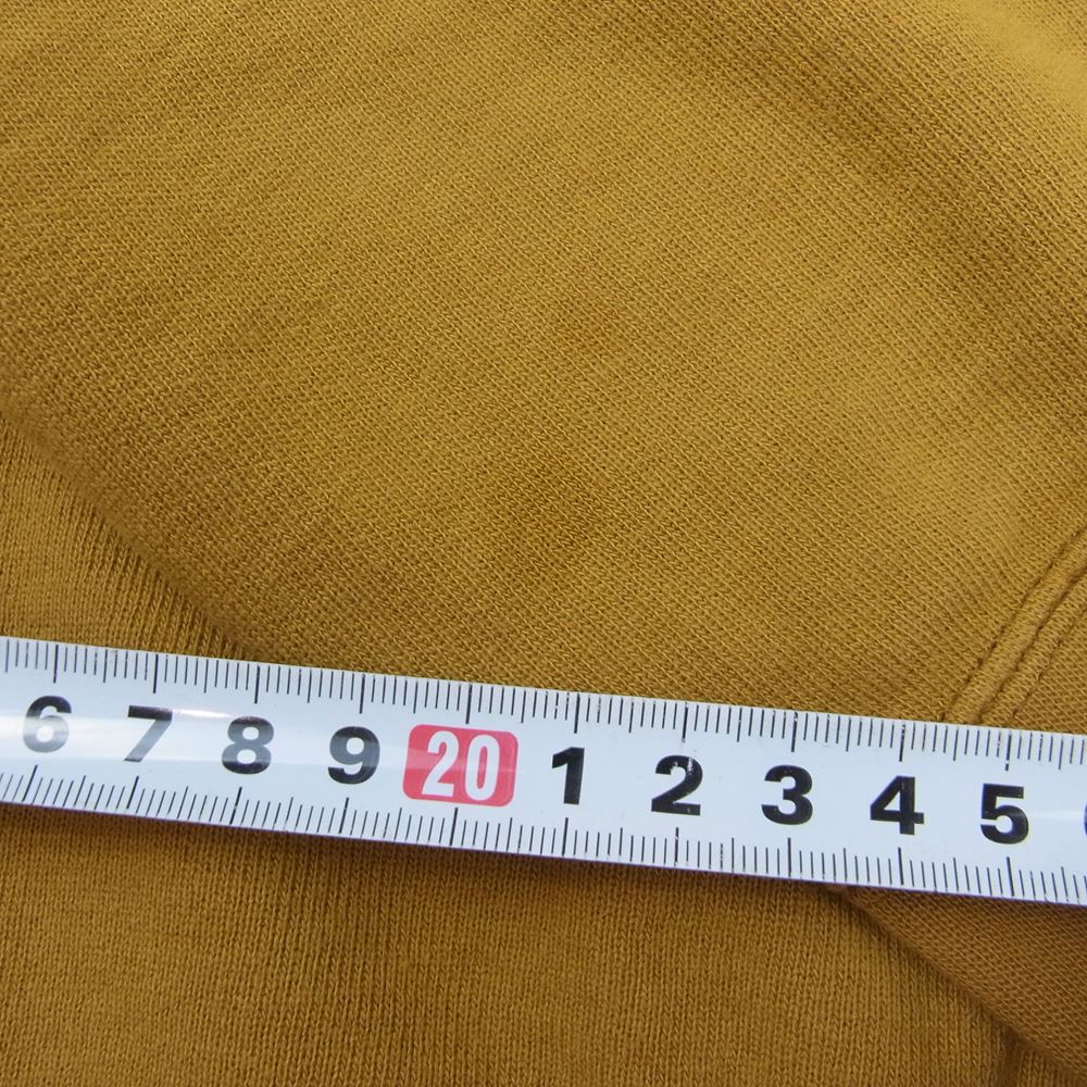 VISVIM ビズビム 18SS  118105010017 JUMBO SWEAT CREW L/S VEGGIE DYE ジャンボ スウェット クルー マスタード系 3【美品】【中古】