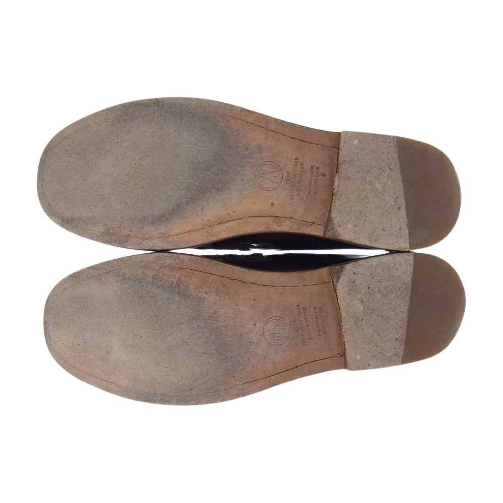 VISVIM ビズビム 113402002005 FABRO-FOLK  コイン ローファー ウッドソール バーガンディー ブラウン系 US11【中古】