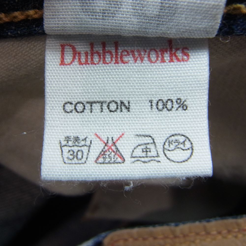 ダブルワークス ユーズド 加工 デニム パンツ インディゴブルー系 32【中古】