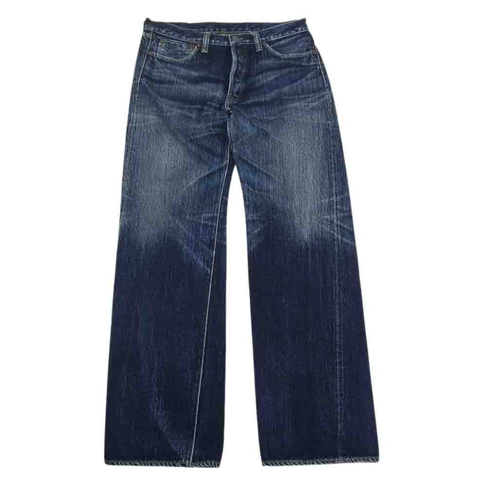 THE FLAT HEAD ザフラットヘッド 3005cc ユーズド 加工 デニム パンツ インディゴブルー系 34【中古】
