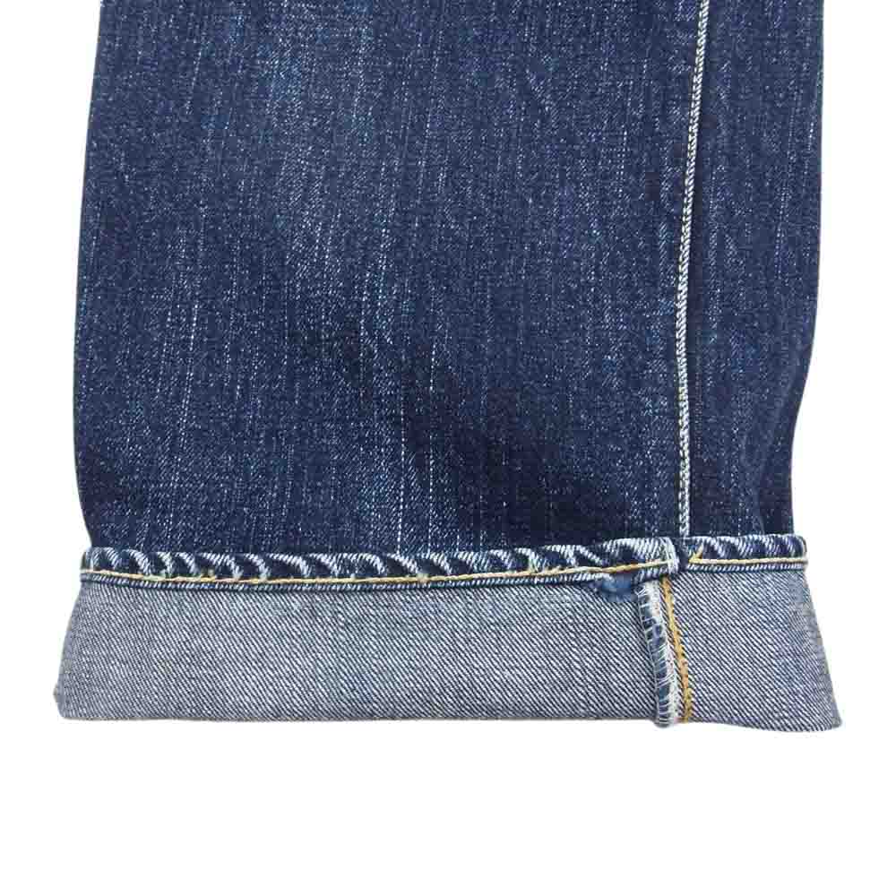 THE FLAT HEAD ザフラットヘッド 3005cc ユーズド 加工 デニム パンツ インディゴブルー系 34【中古】