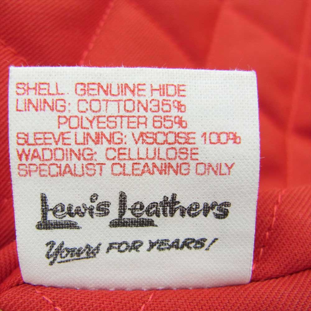 Lewis Leathers ルイスレザー 441T TIGHT FIT CYCLONE サイクロン タイトフィット ブラック系 38【中古】